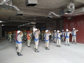 The progress of M&E works at FLC Twin Towers in the 26th week